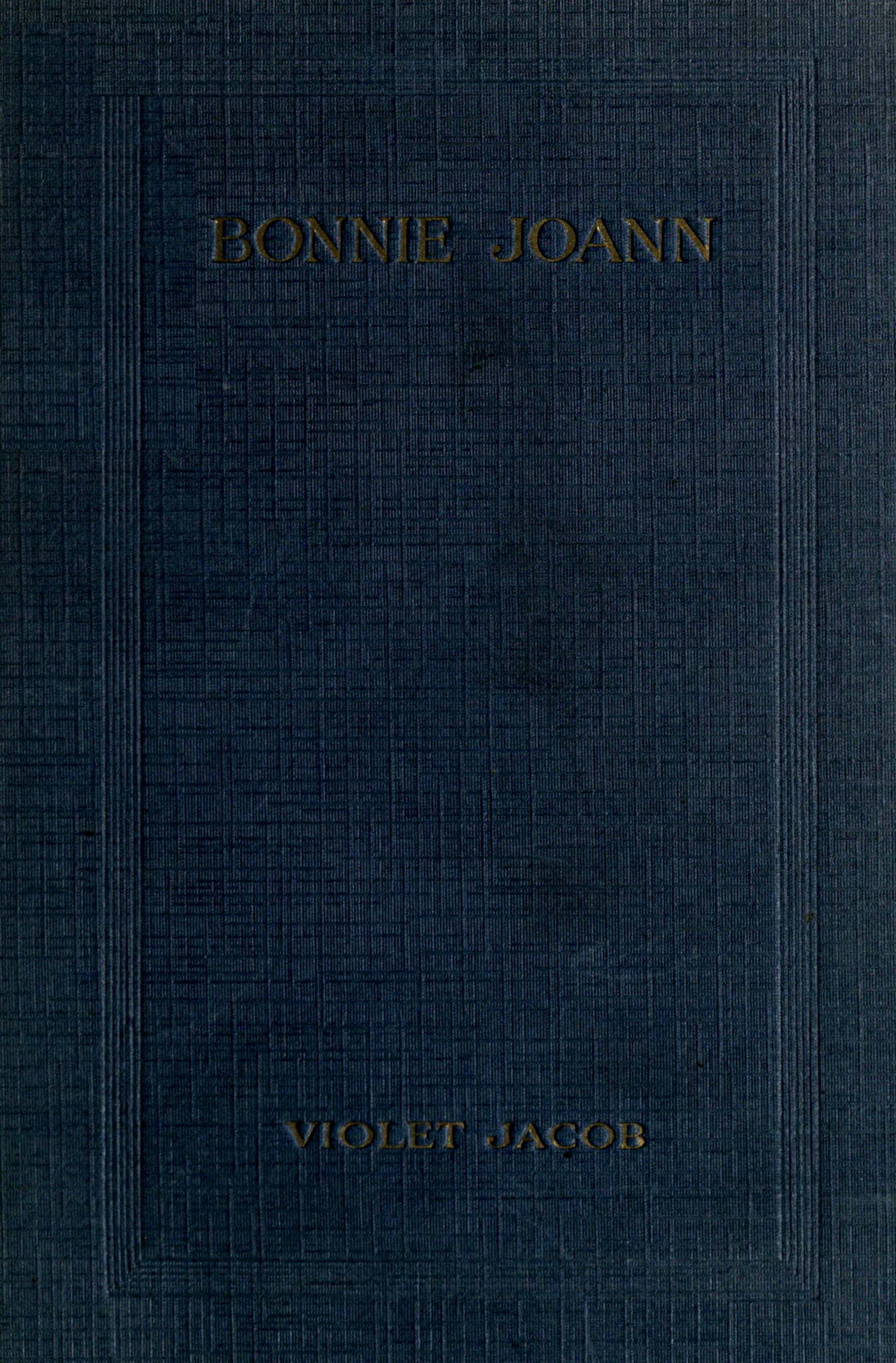 Bonnie Joann, and other poems