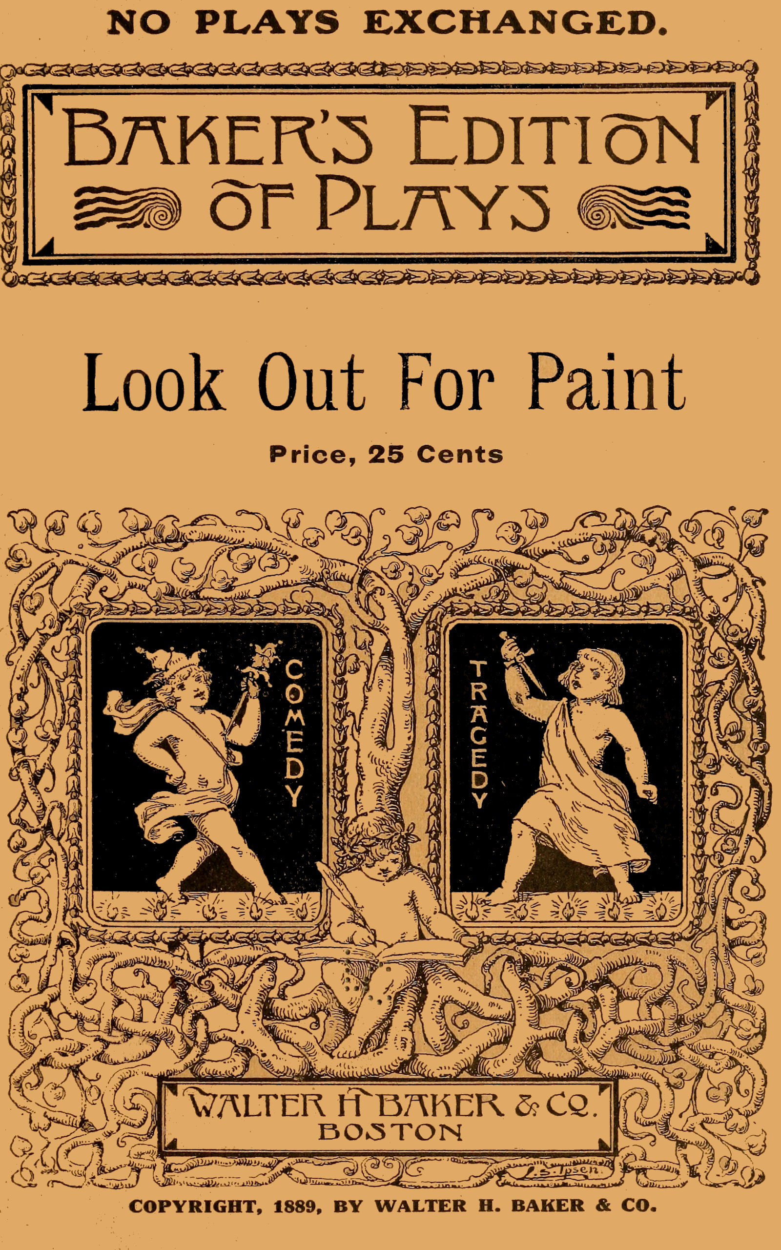 Look out for paint: A farce comedy in three acts