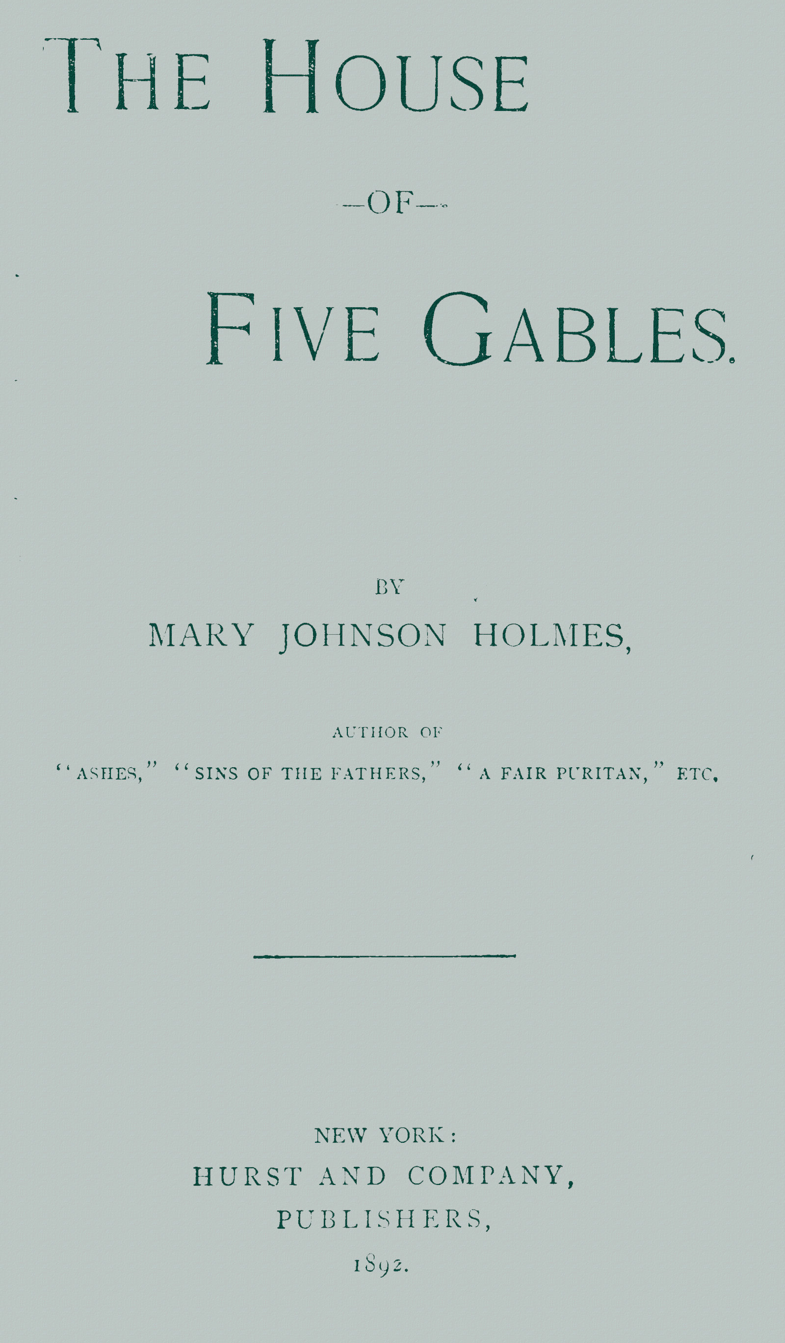 The house of five gables