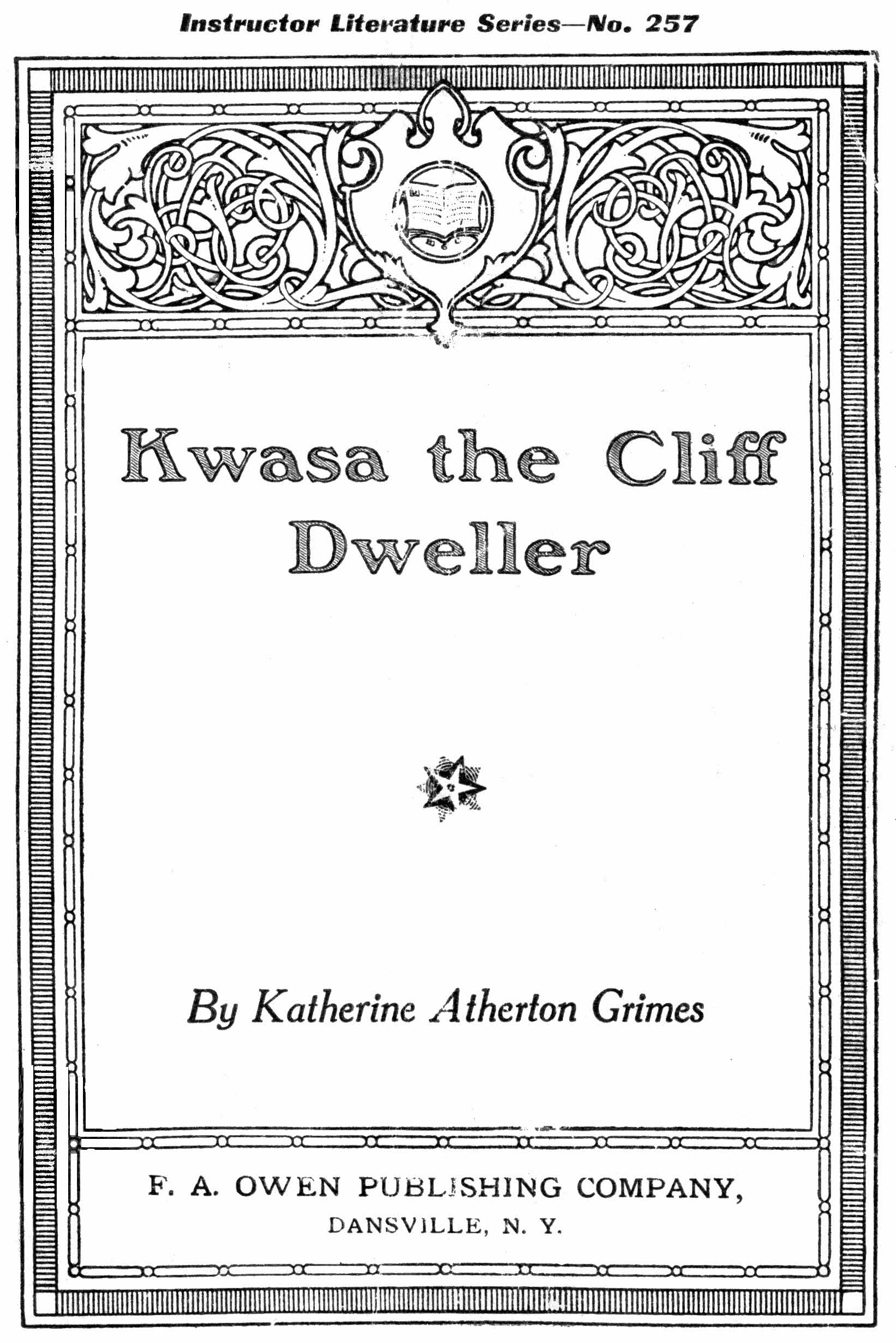Kwasa the cliff dweller