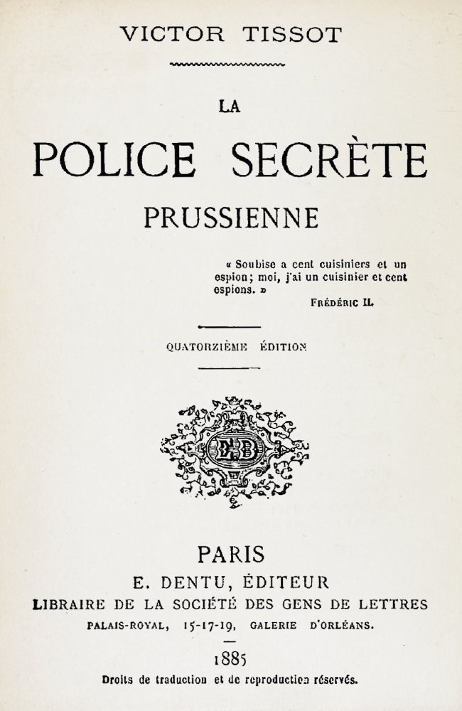 La police secrète prussienne