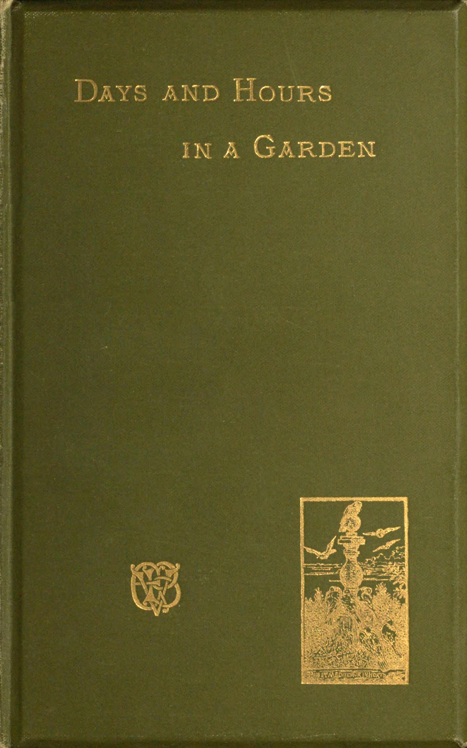 Days and hours in a garden