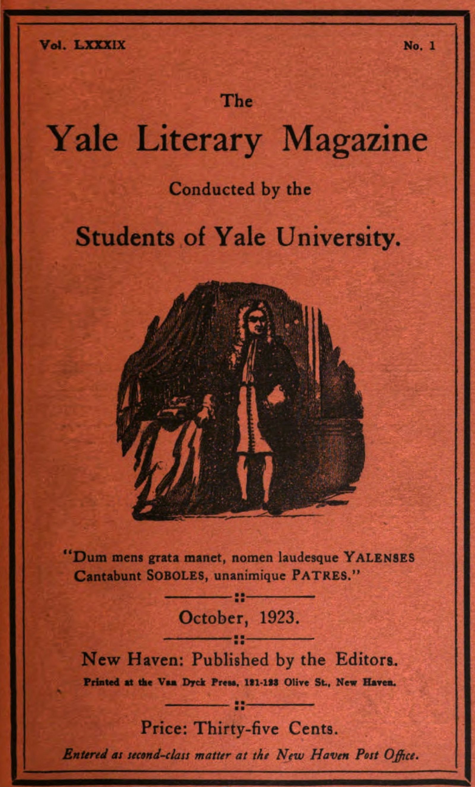 Yale Edebiyat Dergisi (Cilt LXXXIX, No. 1, 1923)