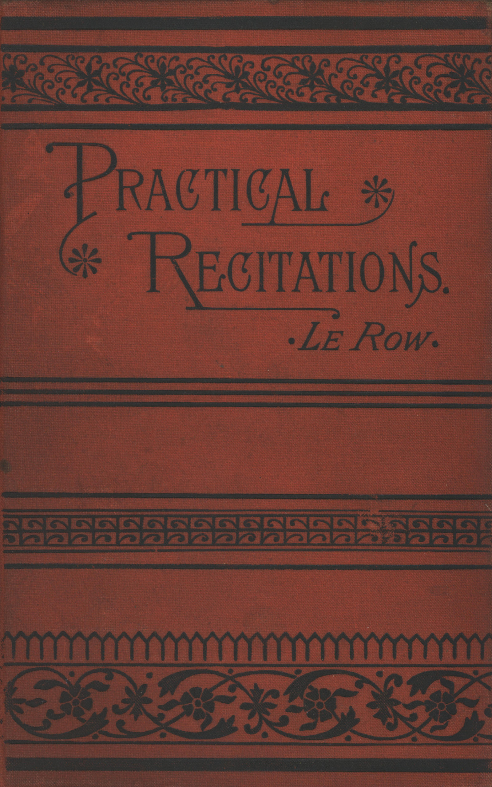 Practical recitations&#10;