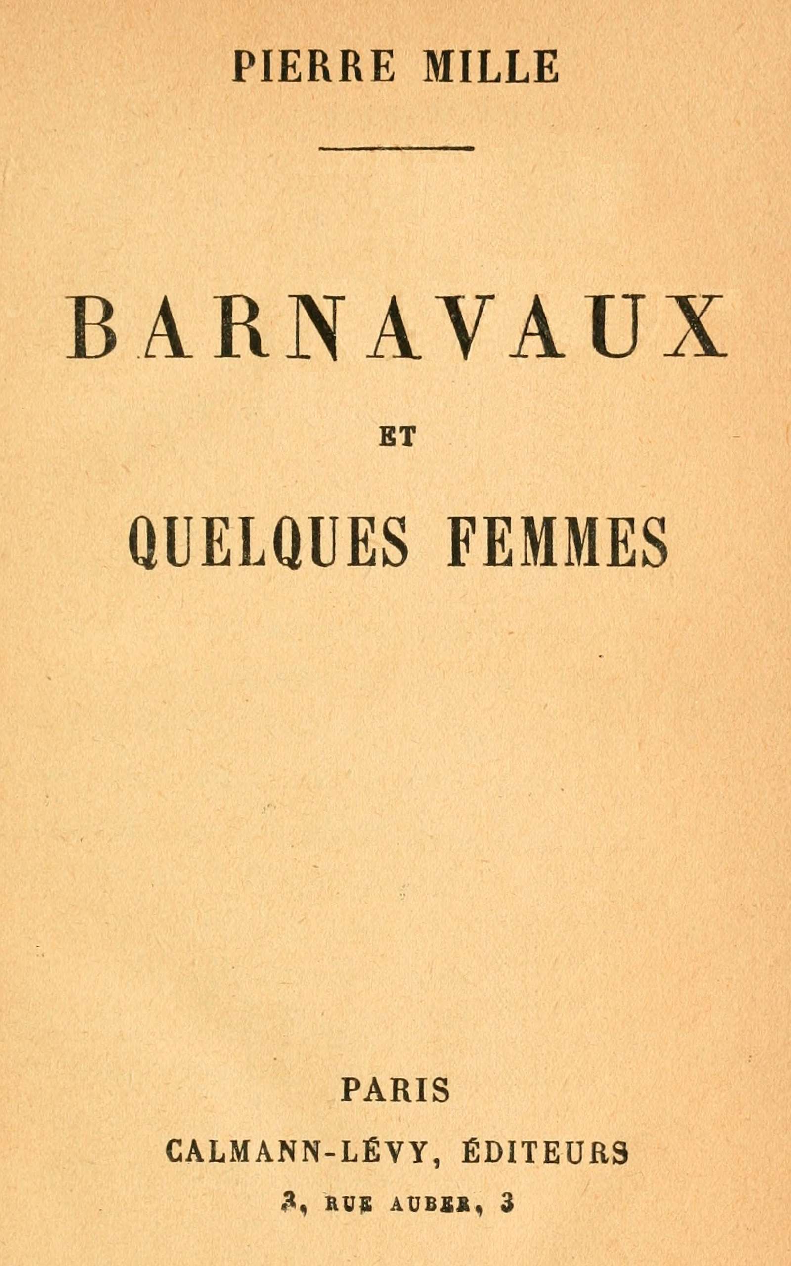 Barnavaux et quelques femmes