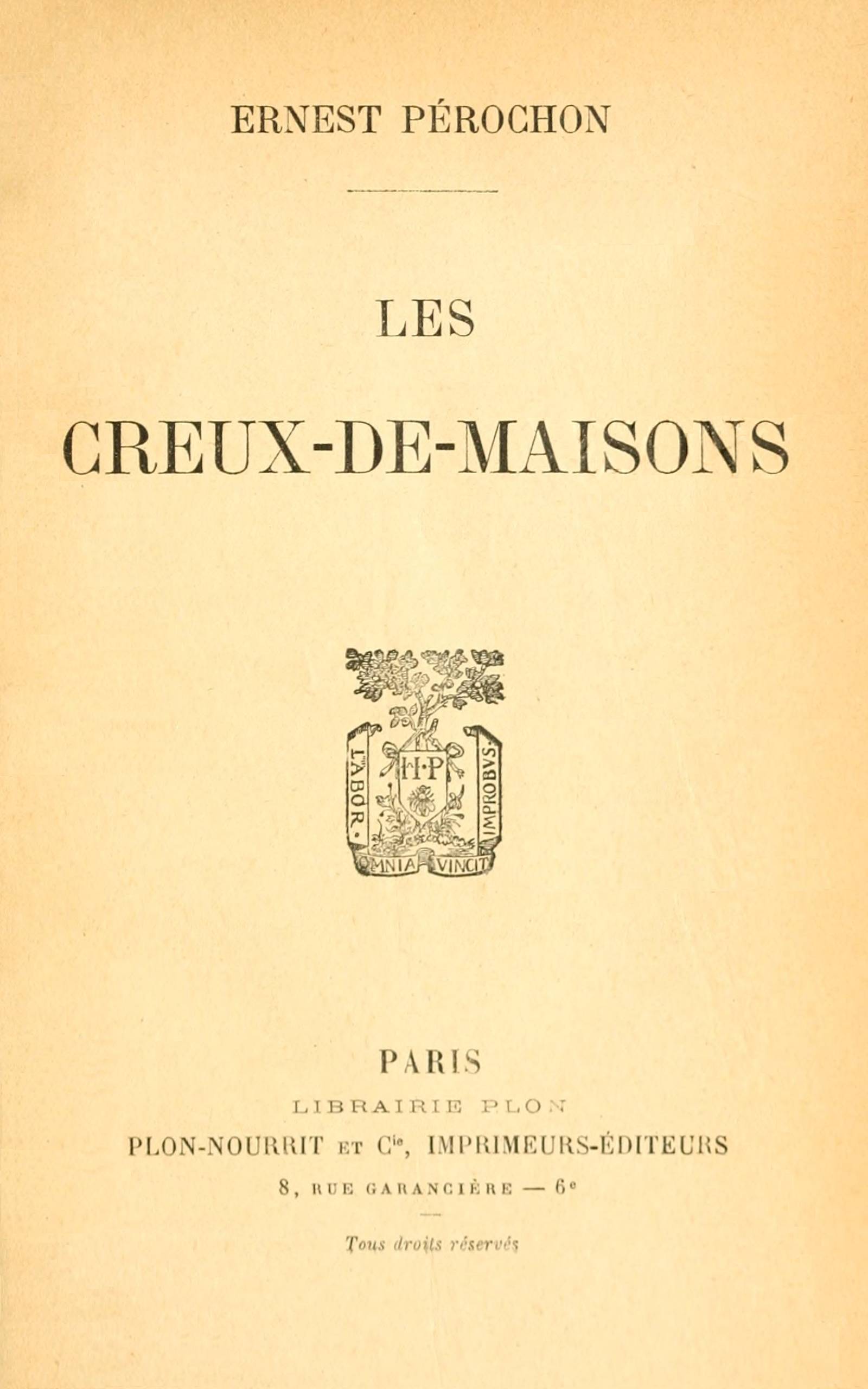 Les creux-de-maisons