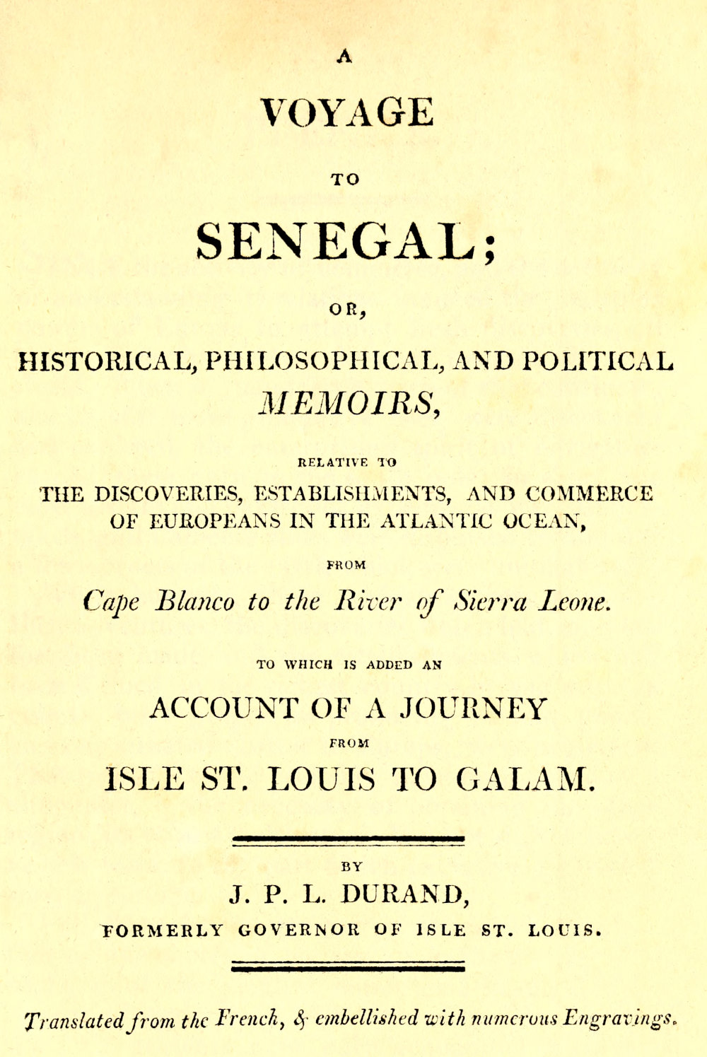 A voyage to Senegal