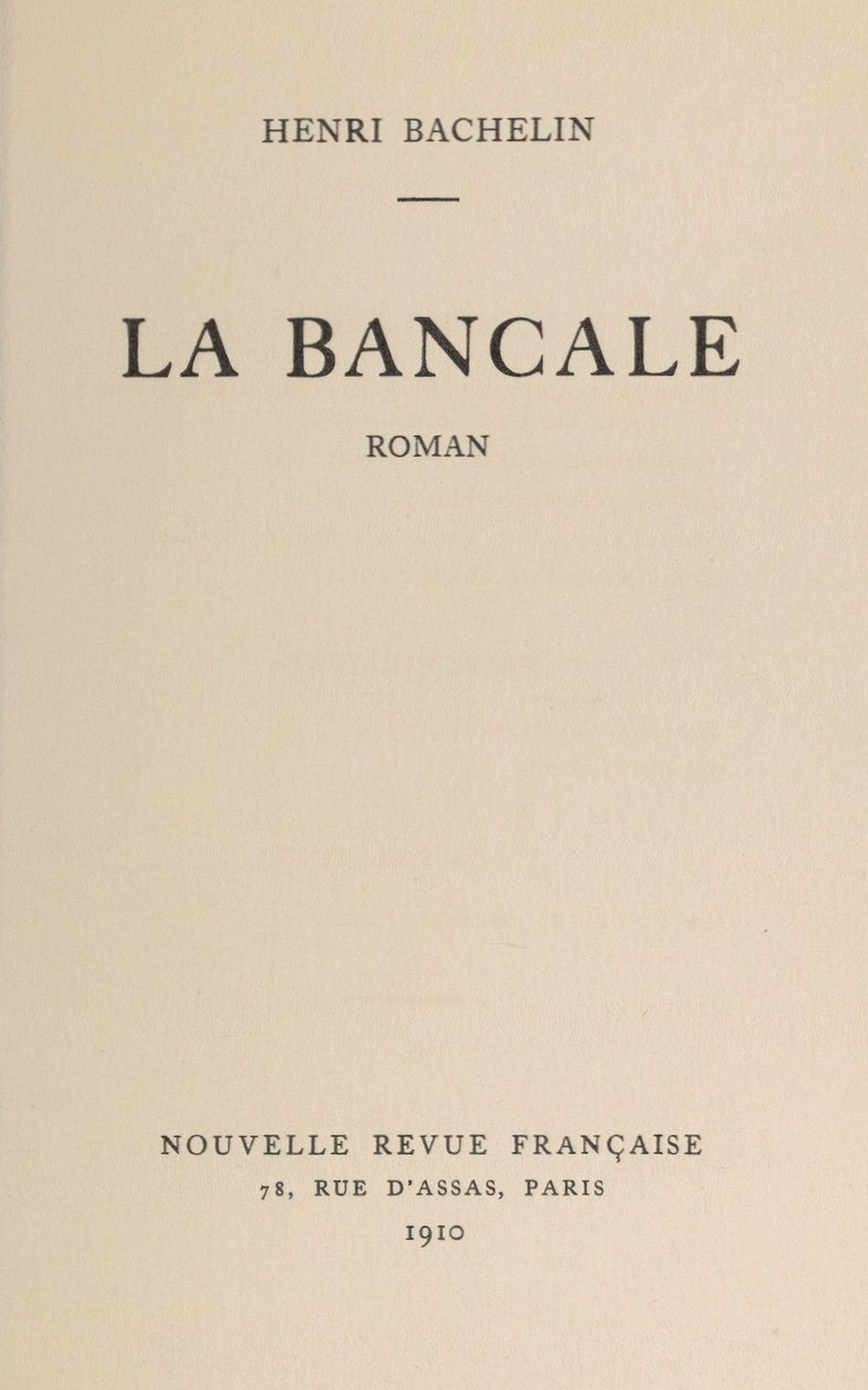 La bancale