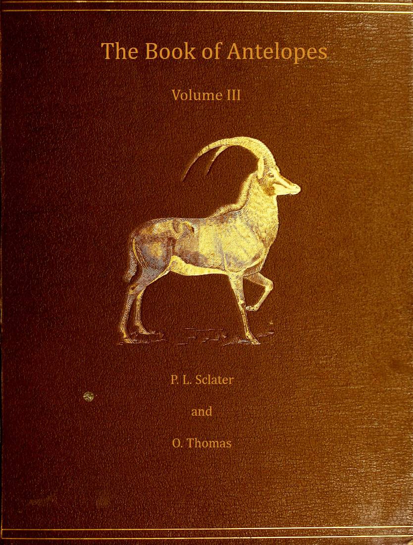 The book of antelopes, vol. 3 (of 4)