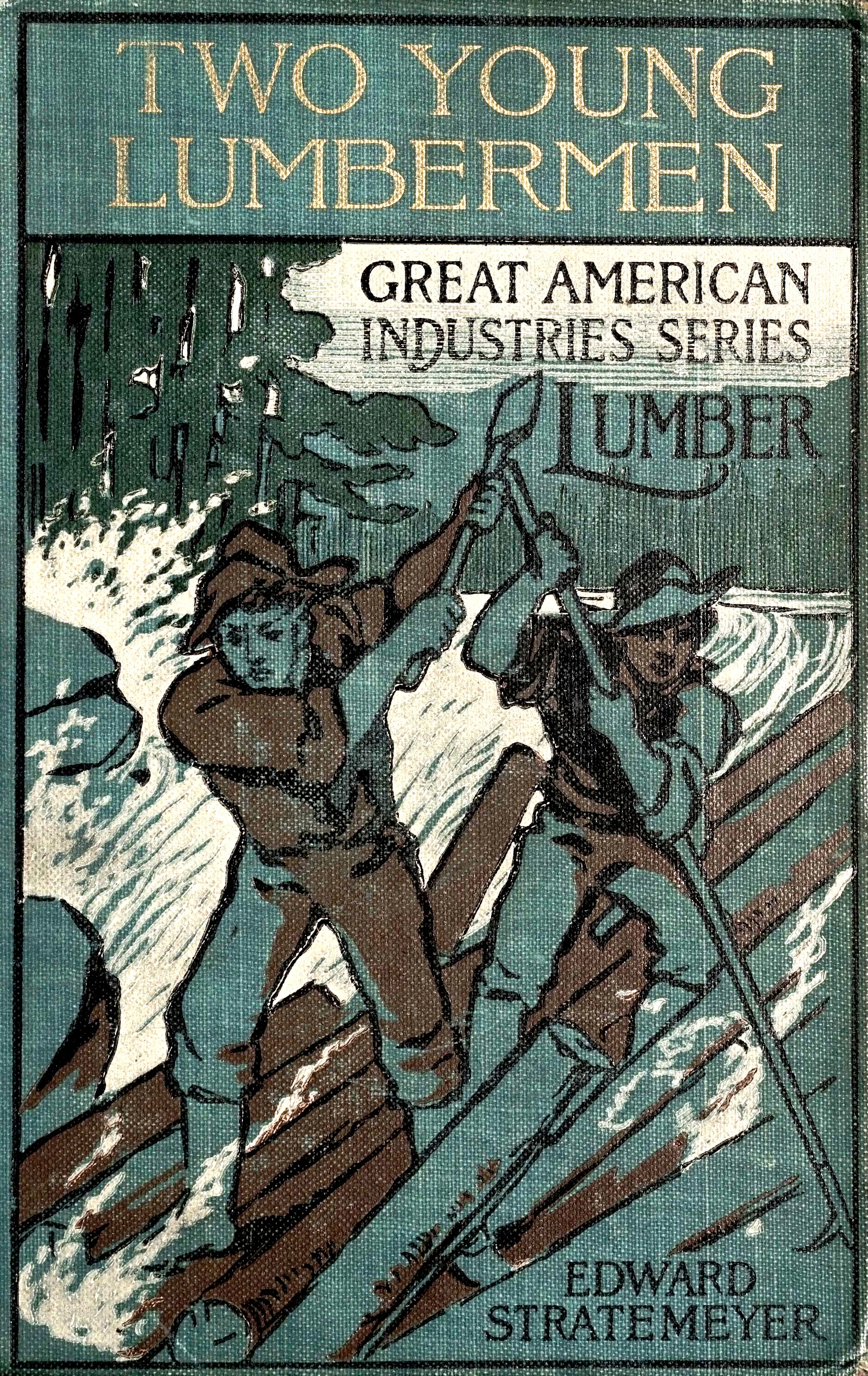 Two young lumbermen
