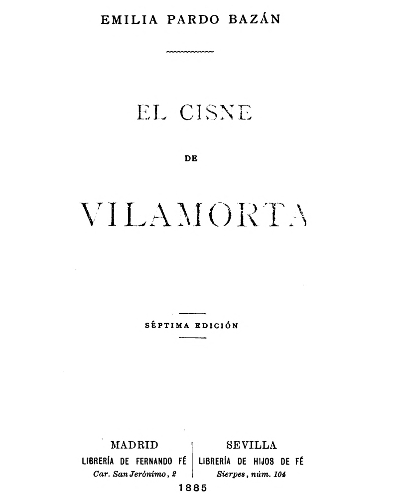 El cisne de Vilamorta