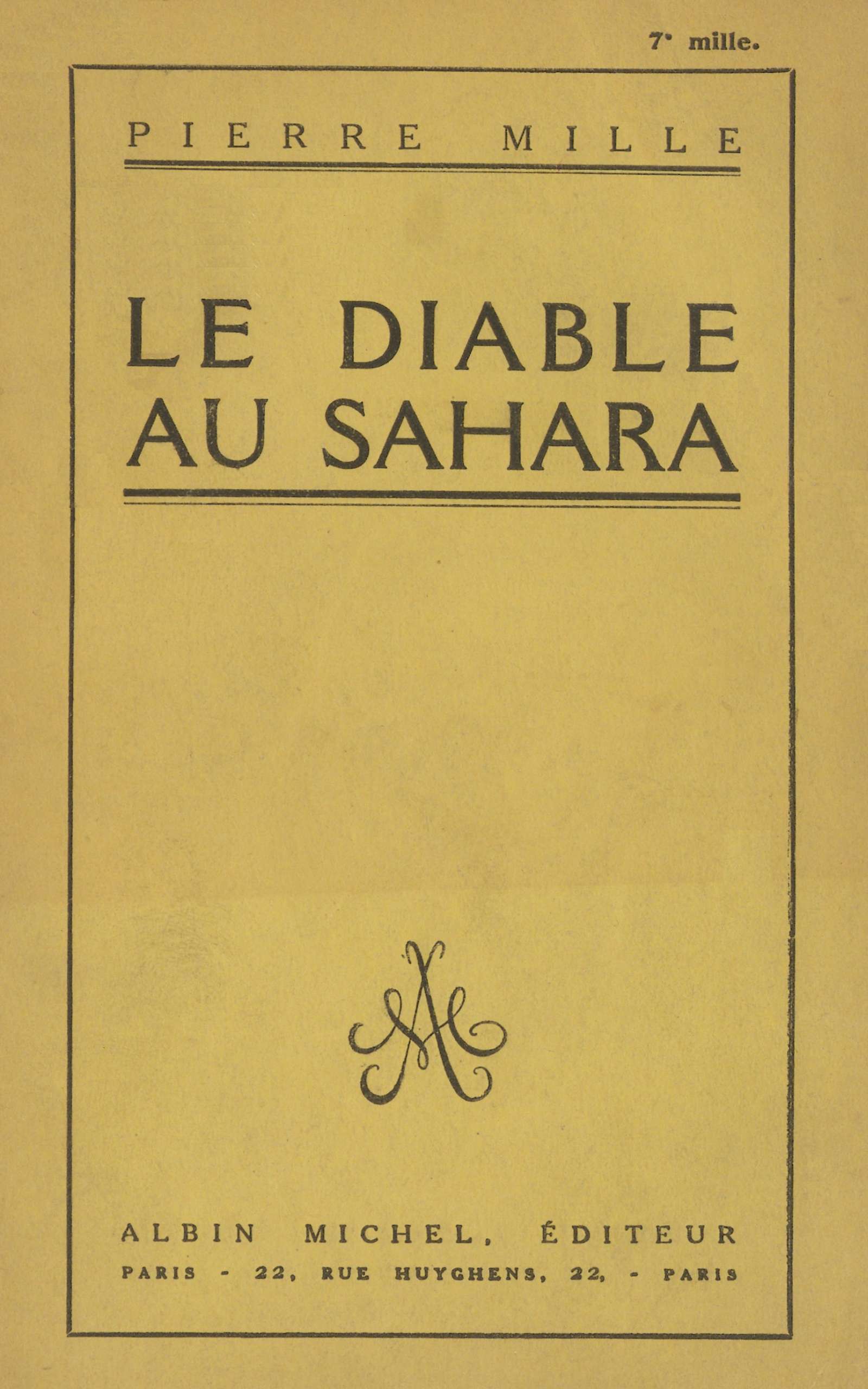 Le Diable au Sahara